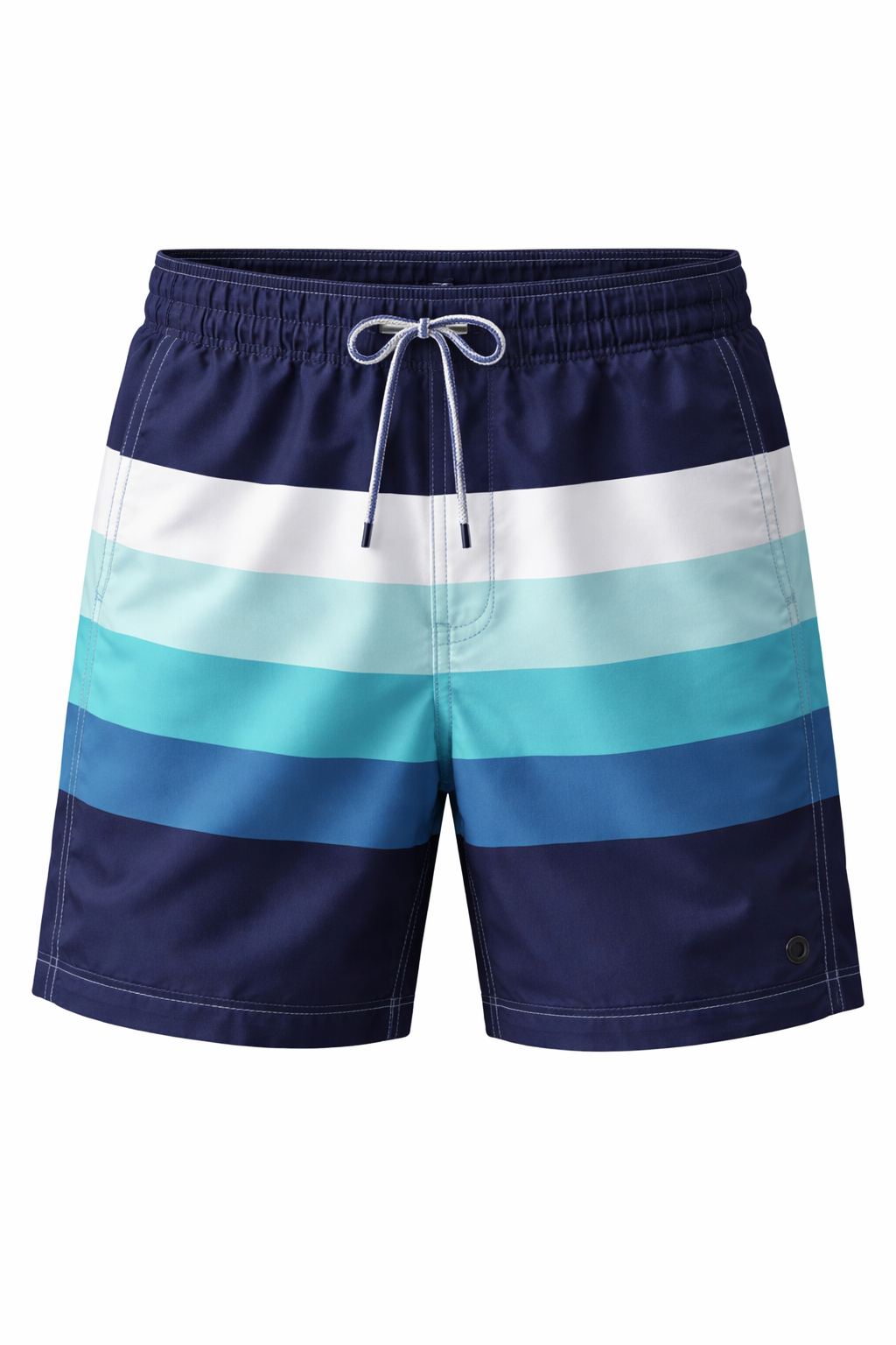 Coastal Stripe Summer Swim Shorts